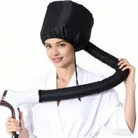 Abuyall Trockenhauben für Haare (schwarz), Föhnhaube für alle kopfgrößen, Haartrockenhaube mit 75cm verlängerter luftkanal für Haartrockner, freihändiges föhnen, styling, tiefenpflege