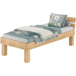 Erst-Holz Hohes Massivholz-Buchebett Echtholz wählbare Größe V-60.80-H