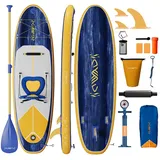 HOMALL Inflatable SUP-Board Aufblasbares Stand Up Paddle Board mit Halter, Sitz und Fußband, 320cm SUP-Board Set mit Action-Cam Halterung, Bis 130kg