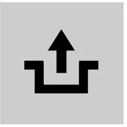 Eaton 086366 Einlegeschild, transparent, Symbol entriegeln 52LQ18  - 20 Stück