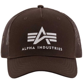 Alpha Industries Basic Trucker Cap Trucker Cap für Herren Hunter Brown