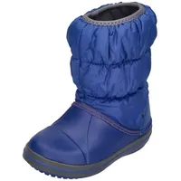 Crocs Winter Puff Boot 14613-4BH Winterstiefel Cerulean Blue Light Grey blau 25-26 EU