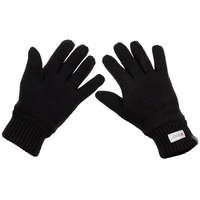 Max Fuchs MFH - Max Fuchs Strickhandschuhe mit Fleecefutter schwarz, Größe: L/9