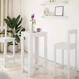 vidaXL Bartisch 51 x 50 x 103,5 cm Weiß