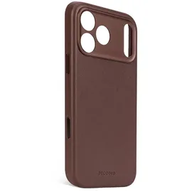 decoded iPhone 17 Pro Max Leder Case stoßfest braun