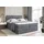 altdecor Boxspringbett LEPARO KING - 160 x 200 - H3/H4 - Dunkelgrau