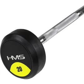 HMS GSL-20 Curlstange gummiert 20 kg schwarz