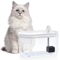 Katzenbrunnen für Katzen, Trinkbrunnen für Katze Leise, Wasserbrunnen für Katze und Kleine Hunde, Wasserspender für Katze BPA-frei, mit Filter, Cat Fountain Geeignet für Kleine und Mittlere Haustiere