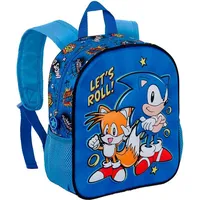 Karactermania Sega-Sonic Lets roll-Kleiner 3D Rucksack, Blau