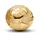 Pandora Strukturierter Globus Mini Goldfarben 764529C00