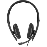 Sennheiser PC 5.2 CHAT, kabelgebundenes Headset für entspanntes Gaming, e-Learning, Noise-Cancelling-Mikrofon, hoher Komfort, klappbar – 3,5mm Klinkenstecker, Schwarz,