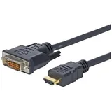 Vivolink HDMI-DVI-D Kabel 3 m Schwarz