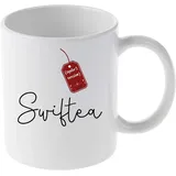 Top Banana Gifts Swiftea - Lustige Keramik-Fototasse Tasse Tasse