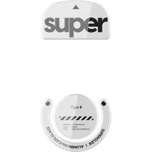 pulsar gaming gears Superglide - Schnellste und glatteste Mausfüße/Skates aus ultrastarkem, makellosem Glas, superschnelle, Glatte und langlebige Sohle für Logitech G PRO X Superlight (weiß)