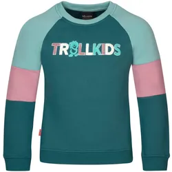 Kinder Sweatshirt Trollfjord Blaugrün/Violett/Wasserblau One Size