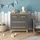 VitaliSpa Malia 80 x 88 cm Grau/Eiche