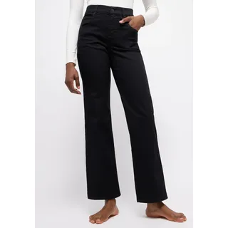 Angels Jeans Lara mit weitem Bein in Schwarz-D36 / L28