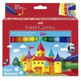 Faber-Castell Filzstift Jumbo 24 St. mehrfarbig