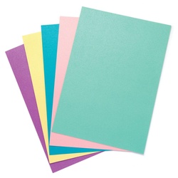 A4-Pappe mit Perlmuttschimmer (pro Set 15) Bastelbedarf Pappe & Papier