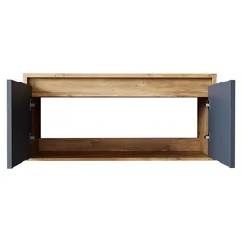 roomartstore.de Waschbeckenunterschrank 100 x 0 x 0 cm Anthrazit-Eiche