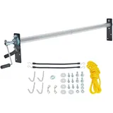 Vevor Planenroller-Set mit Handkurbel, 162,6 cm bis 264,2 cm breit, Aluminiumlegierung, manueller Planenroller auf Kabinenhöhe für Muldenkipper mit 17,8 cm Schwammgriff, perfekt für Muldenkipper, Anhä