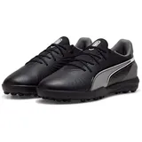 Puma King Match TT Jr Soccer Shoe, Black white/cool dark gray 38.5