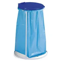 Hardwex Müllsackständer 70 l – Blauer Deckel