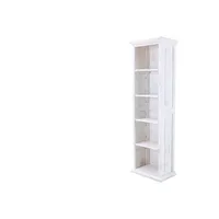 1a Direktimport Bücherregal - Massivholz - Weiß - Landhaus
