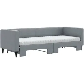 vidaXL Tagesbett 80 x 200 cm Hellgrau