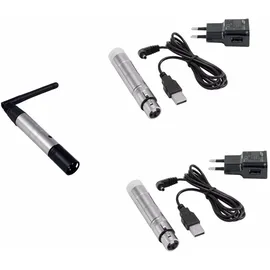 Eurolite QuickDMX 1x Sender + 4x AKKU Empfänger
