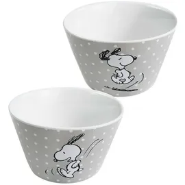 UNITED LABELS Müslischale Snoopy Grau 500 ml