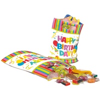 Susy Card 40012353 Partytüten Happy Birthday, 6er Packung