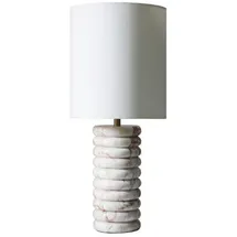 SalesFever Marmor Tischleuchte Beige 1 St.