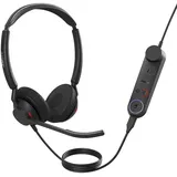 JABRA Engage 50 II Stereo Headset USB-C/A + Link-Adapter (Steuereinheit), UC-Version