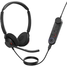 JABRA Engage 50 II Stereo Headset USB-C/A + Link-Adapter (Steuereinheit), UC-Version