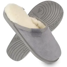 Vanuba Hüttenschuhe Grau/Weiß 37