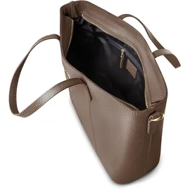 lazarotti Bologna Shopper Leder Taupe