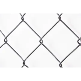 GAH Alberts Alberts Maschendrahtzaun Komplettset zum Einbetonieren, anthrazit-metallic, 125 cm 60 m