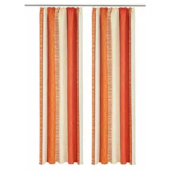 Vorhang »Gosen«, (2 St.), Gardine, Fertiggardine, blickdicht, terra, , 494661-4
