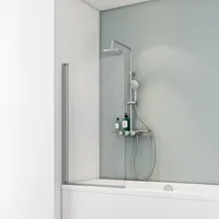 Schulte Badewannenaufsatz inkl. Klebe-System, 1-teilig, 70 x 130 cm