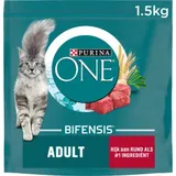 Purina One Adult mit Rind Katzenfutter 2 x 1,5 kg