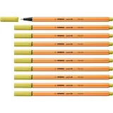 Stabilo - Fineliner - point 88-10er Pack - senf