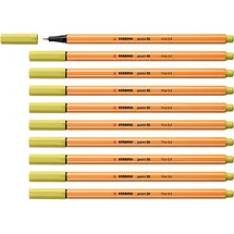 Stabilo - Fineliner - point 88-10er Pack - senf