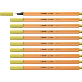 Stabilo - Fineliner - point 88-10er Pack - senf