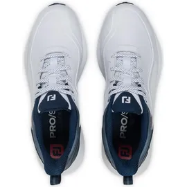 FootJoy Pro Spikeless, weiß/blau/rot