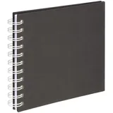 Hama Spiral-Album Fine Art, 18,5 x 15 cm, 30 weiße Seiten schwarz