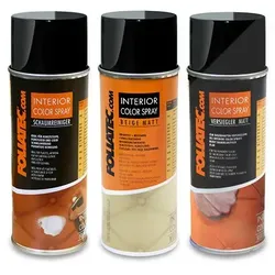Foliatec Set INTERIOR Color Spray beige matt+Schaumreiniger+Versiegler