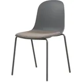 Esszimmerstuhl stapelbar Fenya , grau , Maße (cm): B: 51 H: 84,5 T: 54.3