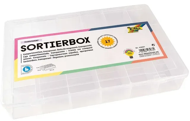 Sortierbox Transparent (18X26,5X4cm)
