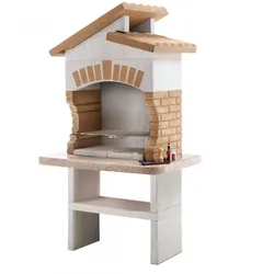 Palazzetti Tupai - Grillkamin - für Holz und Holzkohle